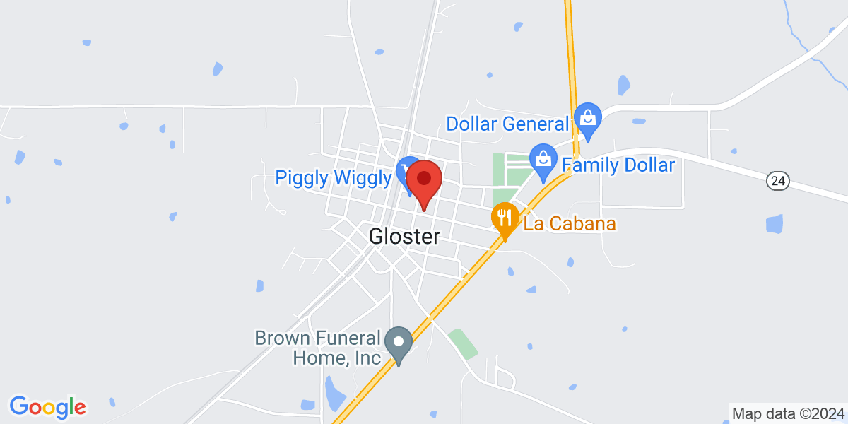 Map of Gloster Public Library